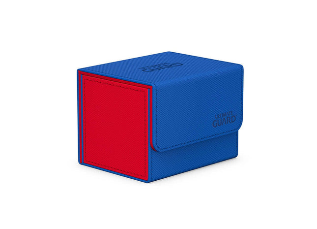 Gamers Guild AZ Ultimate Guard Sidewinder 100+ Xenoskin Deck Case - Synergy Blue Red GTS