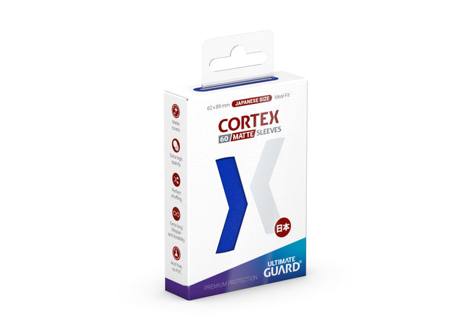 Gamers Guild AZ Ultimate Guard Ultimate Guard: Sleeves - Cortex Japanese Blue Matte Southern Hobby