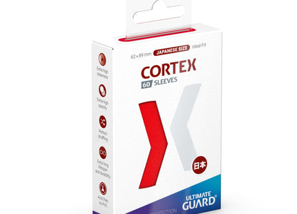 Gamers Guild AZ Ultimate Guard Ultimate Guard: Sleeves - Cortex Japanese Red Glossy Southern Hobby