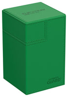 Gamers Guild AZ Ultimate Guard Ultimate Guard Xenoskin Flip'n'Tray Deck Case 80+ Green GTS