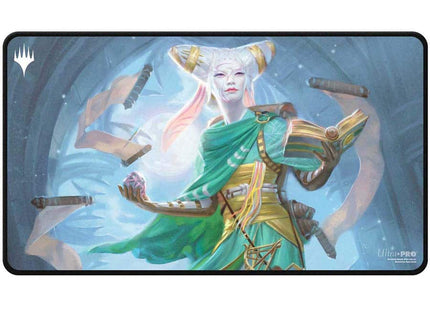 Gamers Guild AZ Ultra Pro Magic The Gathering Innistrad Remastered: Tamiyo Black Stitched Playmat GTS