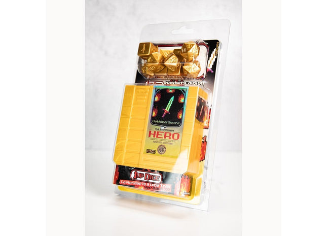 Gamers Guild AZ Ultra Pro One-Up Dice: Polyhedral Cartridge 7ct Sets: Master Edition Mythical Sword INFINITE BLACK LLC