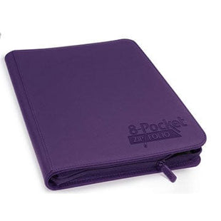 Gamers Guild AZ Ultra Pro Ultimate Guard: Binders  - 8-Pocket Zipfolio Xenoskin Purple Southern Hobby
