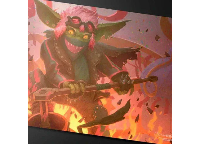 Gamers Guild AZ Ultra Pro Ultra Pro Aetherdrift Redshift, Rocketeer Chief Playmat for Magic: The Gathering Discontinue