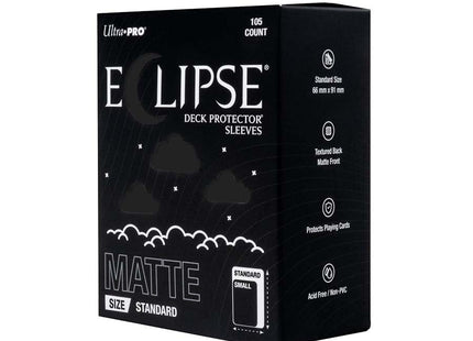 Gamers Guild AZ Ultra Pro Ultra Pro: Eclipse Deck Protector Sleeves: Standard Matte - Jet Black (Pre-Order) GTS