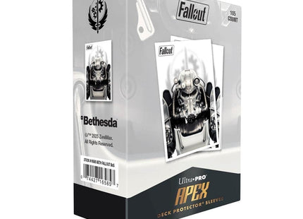 Gamers Guild AZ Ultra Pro Ultra Pro: Fallout: Brotherhood of Steel: 105ct Apex Deck Protector Sleeves (Pre-Order) GTS