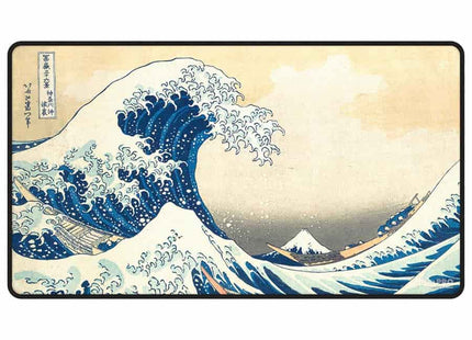 Gamers Guild AZ Ultra Pro Ultra Pro: Fine Art: The Great Wave Off Kanagawa: Black Stitched Playmat (Pre-Order) GTS