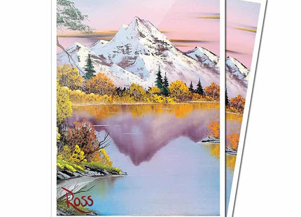 Gamers Guild AZ Ultra Pro Ultra Pro Sleeves: Bob Ross Mighty Mountain Lake: 105ct Apex Deck Protector Sleeves (Pre-Order) GTS