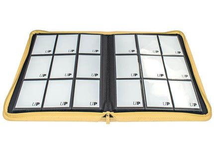 Gamers Guild AZ Ultra Pro Ultra Pro: Vivid Collection: 9-Pocket Zippered Pro-Binder - Yellow GTS