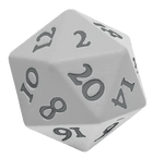Gamers Guild AZ Ultra Pro Ultra Pro: Vivid Heavy Metal Dice - White (Pre-Order) AGD