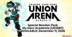 Gamers Guild AZ Union Arena Union Arena Card Game: [UE25BT] My Hero Academia - Booster Display (Pre-Order) GTS