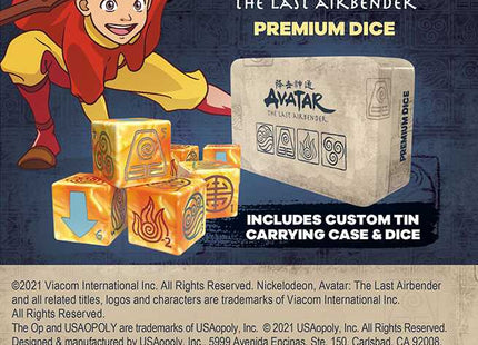 Gamers Guild AZ USAopoly Avatar: The Last Airbender Premium Dice Set USAopoly