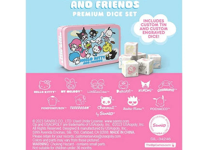 Gamers Guild AZ USAopoly Hello Kitty and Friends Premium Dice Set USAopoly