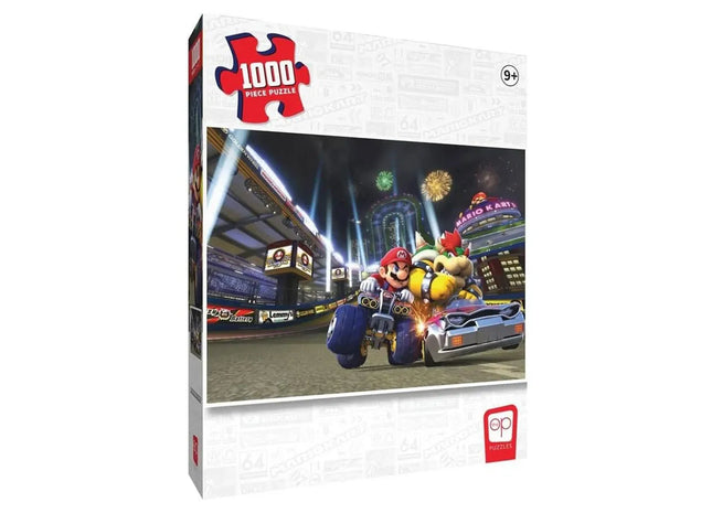 Gamers Guild AZ USAopoly Mario Kart "Light Up The Night" 1000 Piece Puzzle ACD Distribution