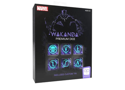 Gamers Guild AZ USAopoly Marvel Black Panther Premium Dice Set USAopoly