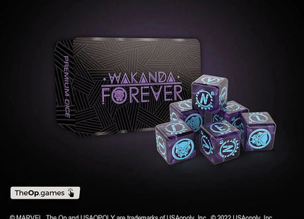 Gamers Guild AZ USAopoly Marvel Black Panther Premium Dice Set USAopoly
