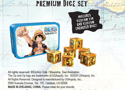 Gamers Guild AZ USAopoly One Piece Premium Dice Set USAopoly