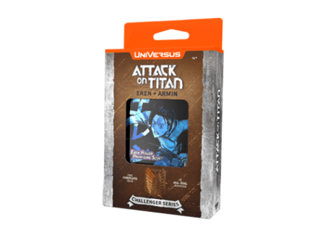 Gamers Guild AZ UVS Games Universus CCG: Attack on Titan: Battle for Humanity - Challenger Deck (Pre-Order) Street Date: 8/16/2024 - ORDER DUE BY: 5/31/2024 Asmodee
