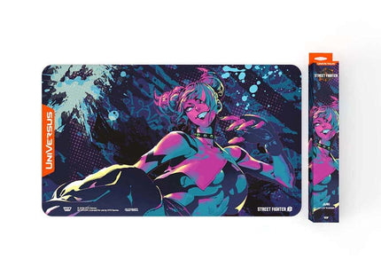Gamers Guild AZ UVS Games Universus CCG: Street Fighter 6 - Challenger Series #2 Playmat: Juri (Pre-Order) GTS
