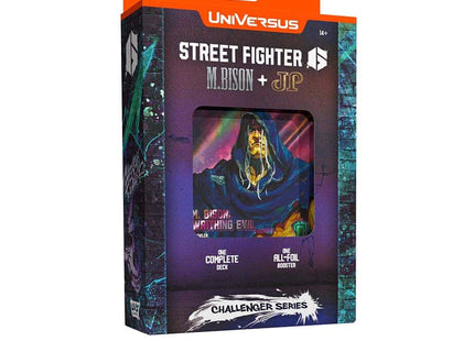 Gamers Guild AZ UVS Games Universus CCG: Street Fighter 6 - Challenger Series #2 Starter Deck: M. Bison + JP (Pre-Order) GTS
