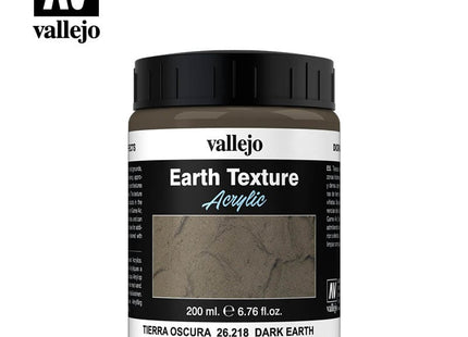 Gamers Guild AZ Vallejo Vallejo: 26.218 Diorama Effects Earth Texture Dark Earth HobbyTyme