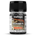 Gamers Guild AZ Vallejo Vallejo: 26.318 Diorama Effects - Landscape - Vulcan Black 2-5 mm (35ml) (Pre-Order) ACD Distribution