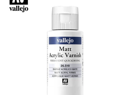 Gamers Guild AZ Vallejo Vallejo: 26.518 Permanent Matt Varnish 60ml HobbyTyme