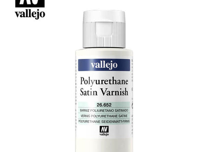 Gamers Guild AZ Vallejo Vallejo: 26.652 Polyurethane Satin Varnish 60ml HobbyTyme