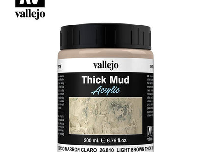 Gamers Guild AZ Vallejo Vallejo: 26.810 Diorama Effects Thick Mud Light Brown Mud HobbyTyme