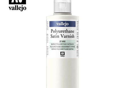 Gamers Guild AZ Vallejo Vallejo: 27.652 Polyurethane Satin Varnish 200ml HobbyTyme