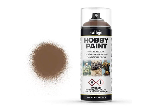 Gamers Guild AZ Vallejo Vallejo: 28.019 Hobby Spray Paint - Beasty Brown HobbyTyme