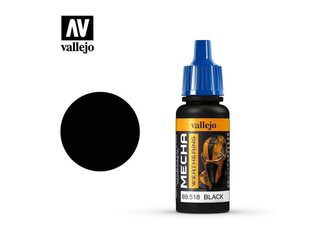 Gamers Guild AZ Vallejo Vallejo: 69.518 Mecha Weathering: Black Wash HobbyTyme
