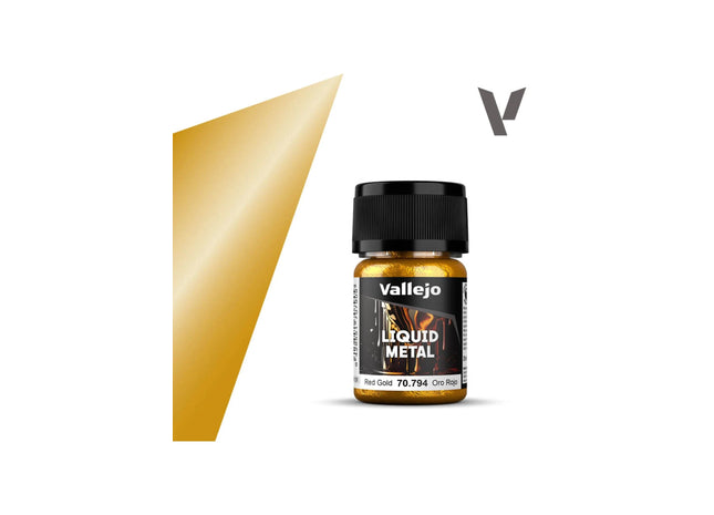 Gamers Guild AZ Vallejo Vallejo: 70.794 Liquid Metal: RedGold HobbyTyme