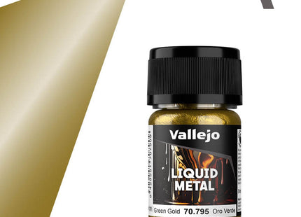 Gamers Guild AZ Vallejo Vallejo: 70.795 Liquid Metal: Green Gold HobbyTyme
