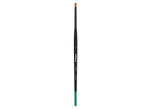 Gamers Guild AZ Vallejo Vallejo Brush: Effects Brush: Flat Rectangular Synthetic No. 2 (Pre-Order) ACD Distribution