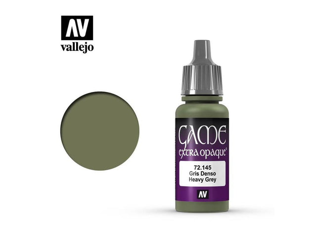 Gamers Guild AZ Vallejo Vallejo: Extra Opaque 72.145 Heavy Grey HobbyTyme
