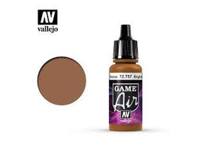Gamers Guild AZ Vallejo Vallejo: Game Air 72.757 Bright Bronze HobbyTyme