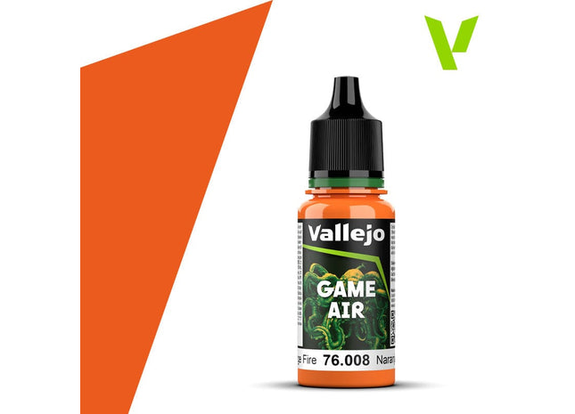 Gamers Guild AZ Vallejo Vallejo: Game Air 76.008 Orange Fire HobbyTyme