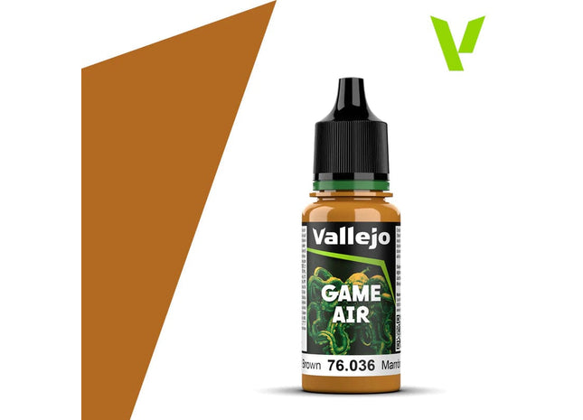 Gamers Guild AZ Vallejo Vallejo: Game Air 76.036 Bronze Brown HobbyTyme