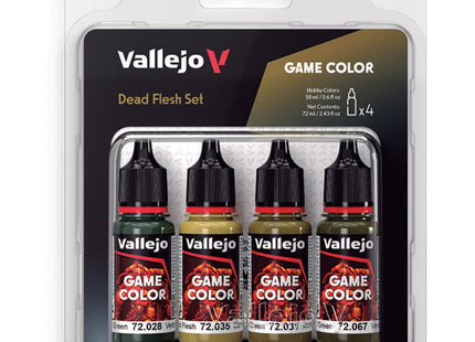 Gamers Guild AZ Vallejo Vallejo: Game Color: Dead Flesh (4 Color Set) (Pre-Order) ACD Distribution