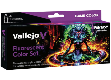 Gamers Guild AZ Vallejo Vallejo: Game Color - Fluorescent Color Set (Pre-Order) AGD