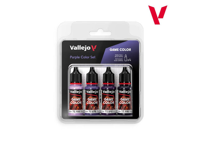 Gamers Guild AZ Vallejo Vallejo: Game Color - Purple Color Set (Pre-Order) AGD