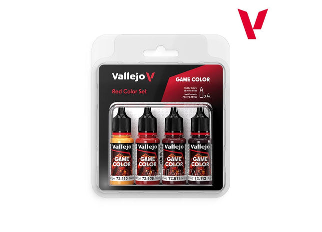 Gamers Guild AZ Vallejo Vallejo: Game Color - Red Color Set (Pre-Order) AGD