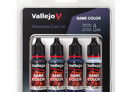 Gamers Guild AZ Vallejo Vallejo: Game Color: Ultramarine (4 Color Set) (Pre-Order) ACD Distribution