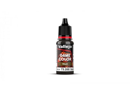 Gamers Guild AZ Vallejo Vallejo: Game Wash 73.200 Sepia Shade HobbyTyme
