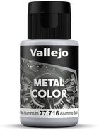 Gamers Guild AZ Vallejo Vallejo: Metal Color 77.716 - Semi Matt Aluminium 32ml HobbyTyme