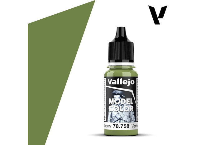 Gamers Guild AZ Vallejo Vallejo: Model Color 70.758 Bright Green HobbyTyme