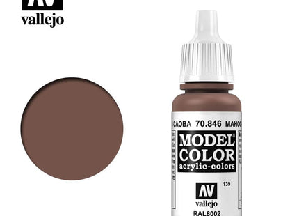 Gamers Guild AZ Vallejo Vallejo: Model Color 70.846 Mahogany Brown HobbyTyme