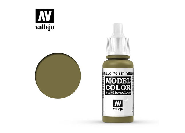 Gamers Guild AZ Vallejo Vallejo: Model Color 70.881 Green Yellow HobbyTyme
