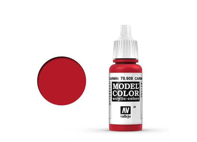 Gamers Guild AZ Vallejo Vallejo: Model Color 70.908 Carmine Red HobbyTyme